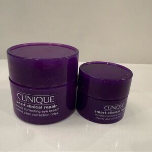 NEW Clinique Smart Clinical Repair Wrinkle Correcting Eye Cream Duo